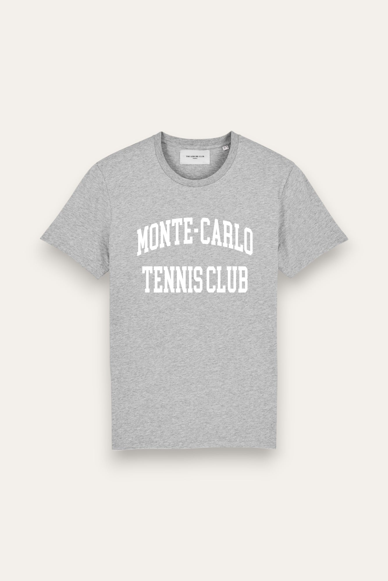 Monte-Carlo Tennis Club T-shirt- Heather Grey