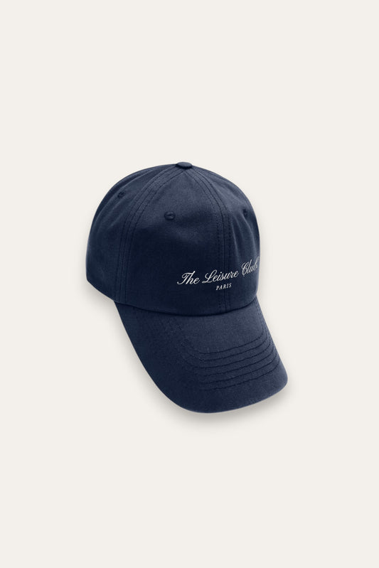 Script Logo Baseball Cap- Navy