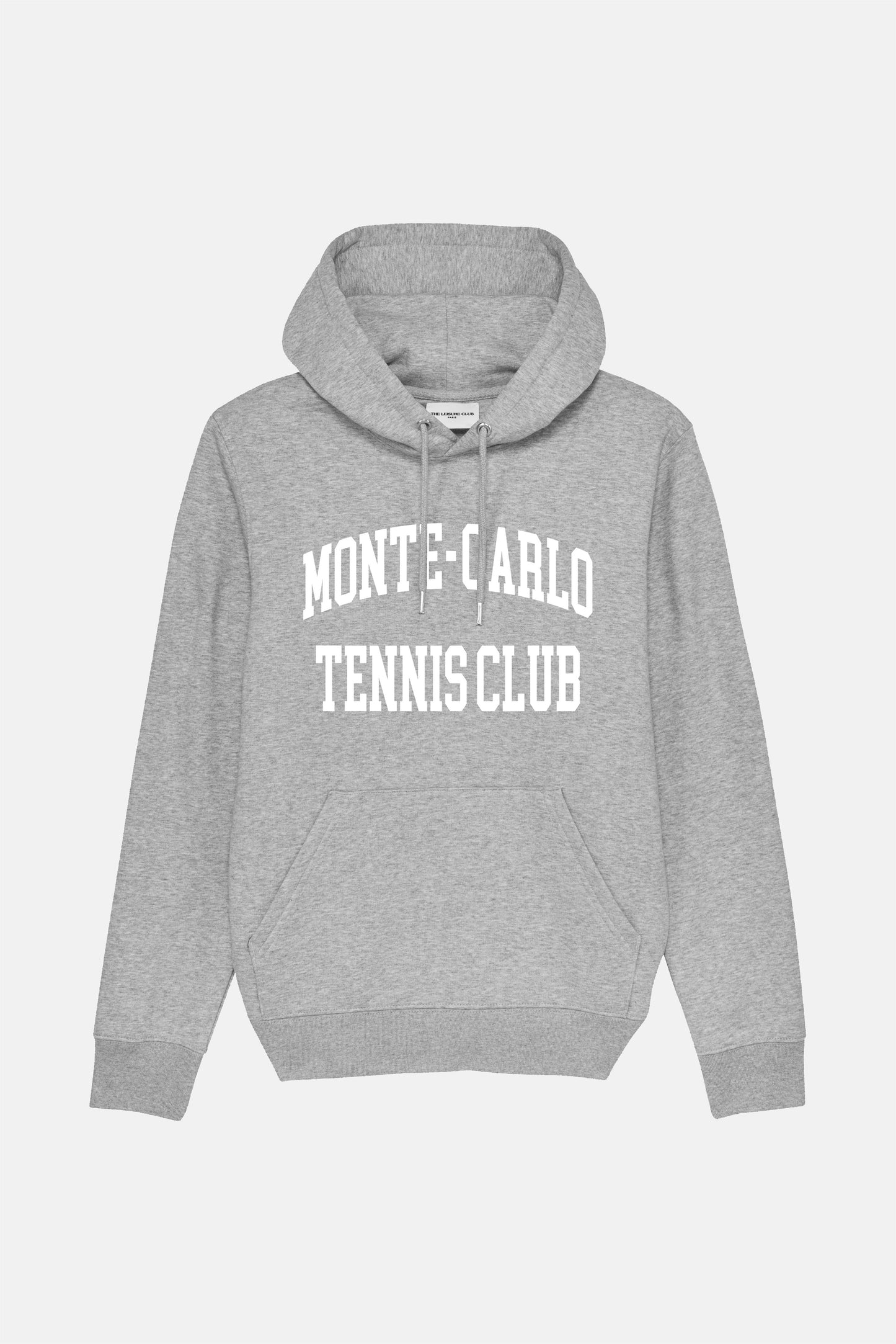 Monte-Carlo Tennis Club Hoodie- Heather Grey