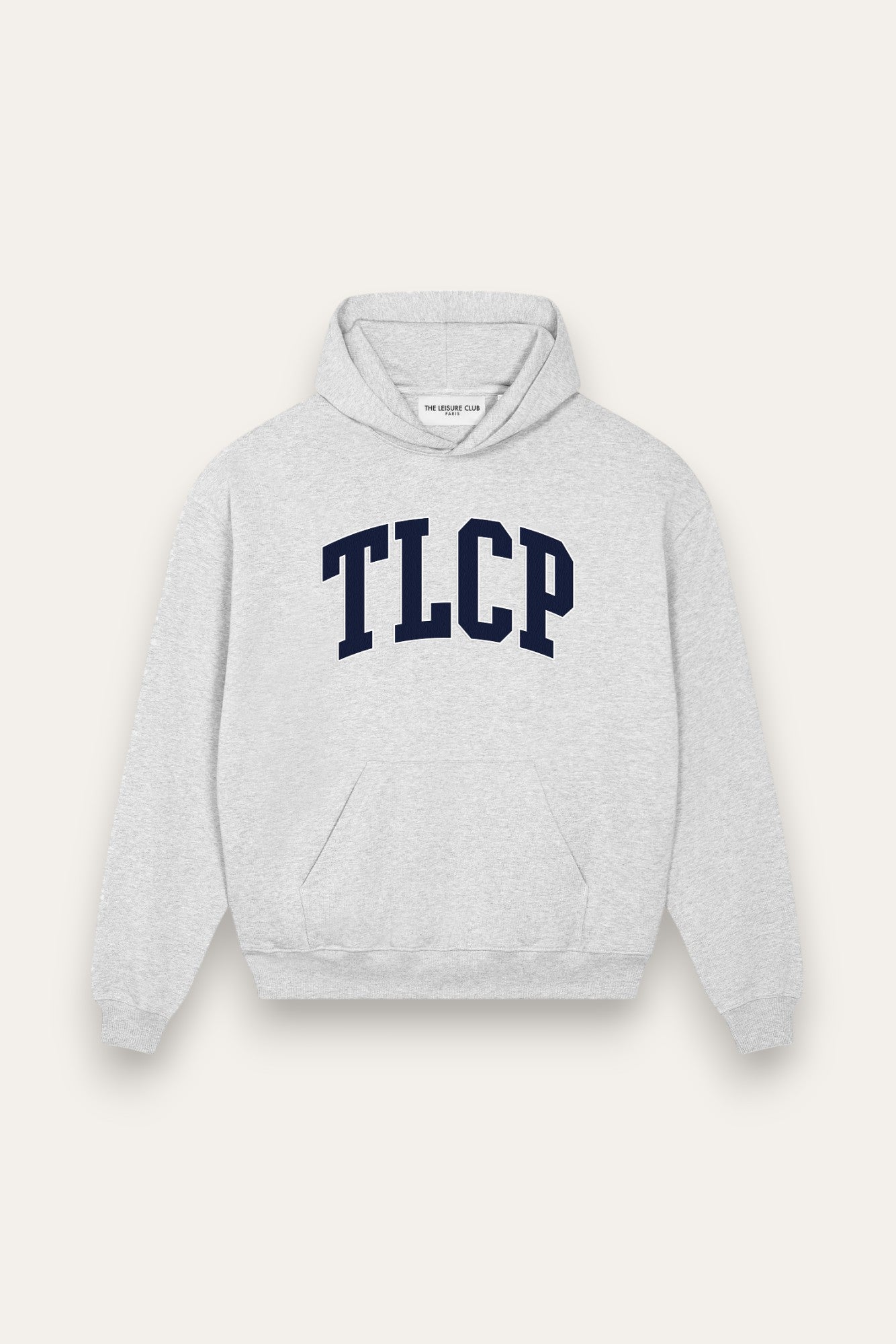 Varsity Fleece Hoodie- Grey Marl