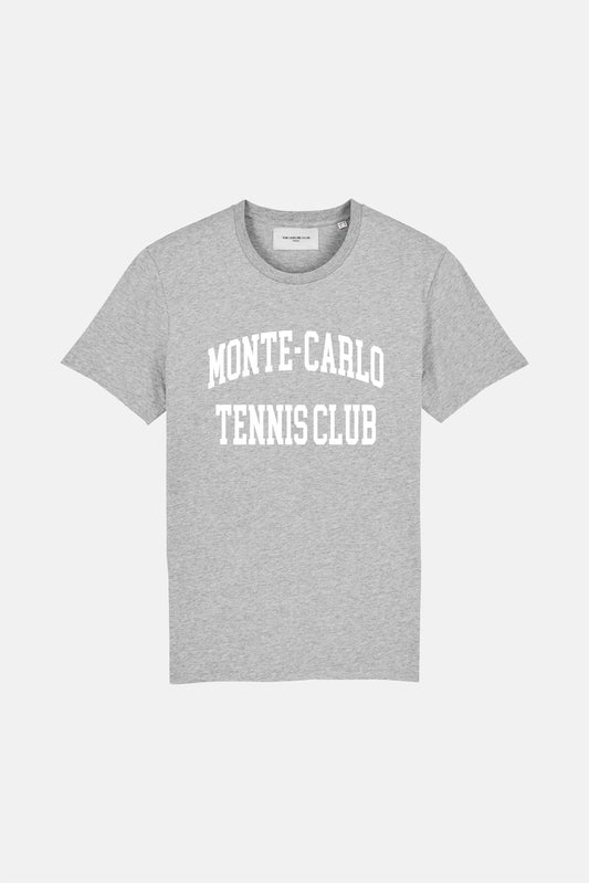Monte-Carlo Tennis Club T-shirt- Heather Grey