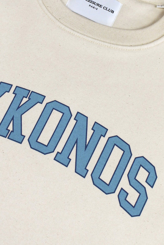 Mykonos Sweatshirt- Ivory