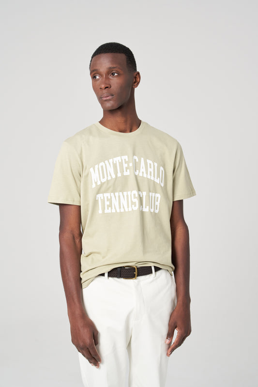 Monte-Carlo Tennis Club T-shirt- Sage