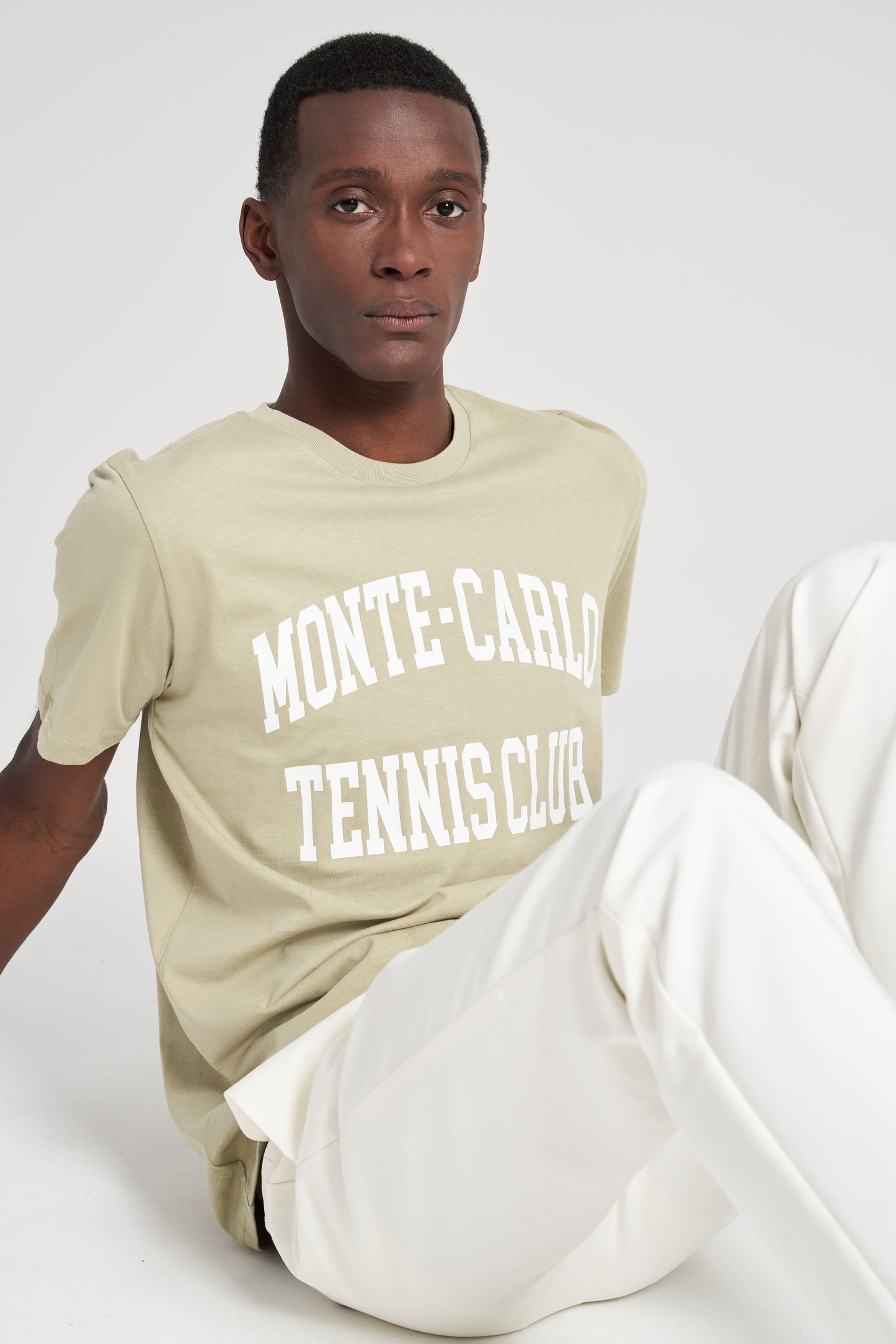 Monte-Carlo Tennis Club T-shirt- Sage