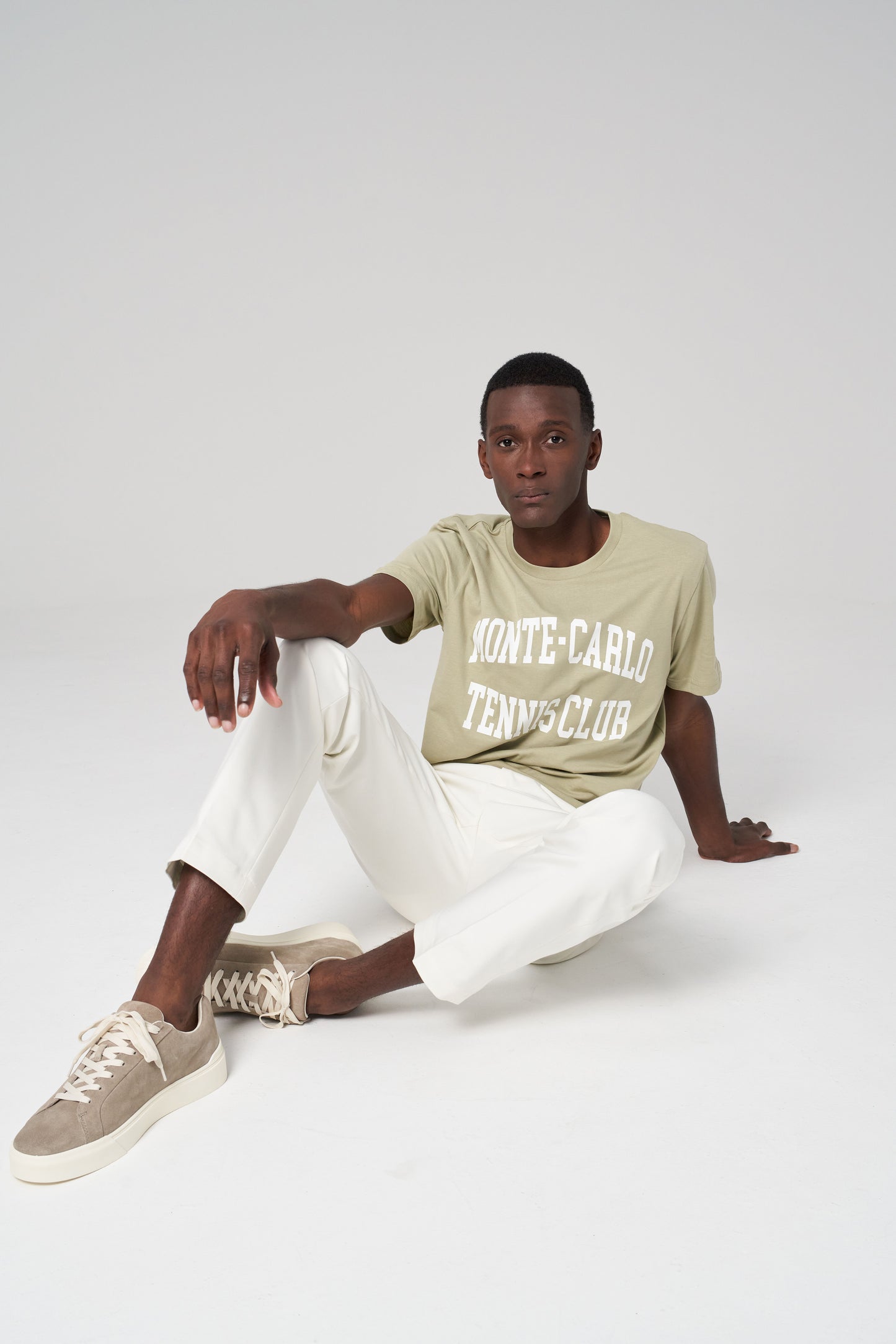 Monte-Carlo Tennis Club T-shirt- Sage