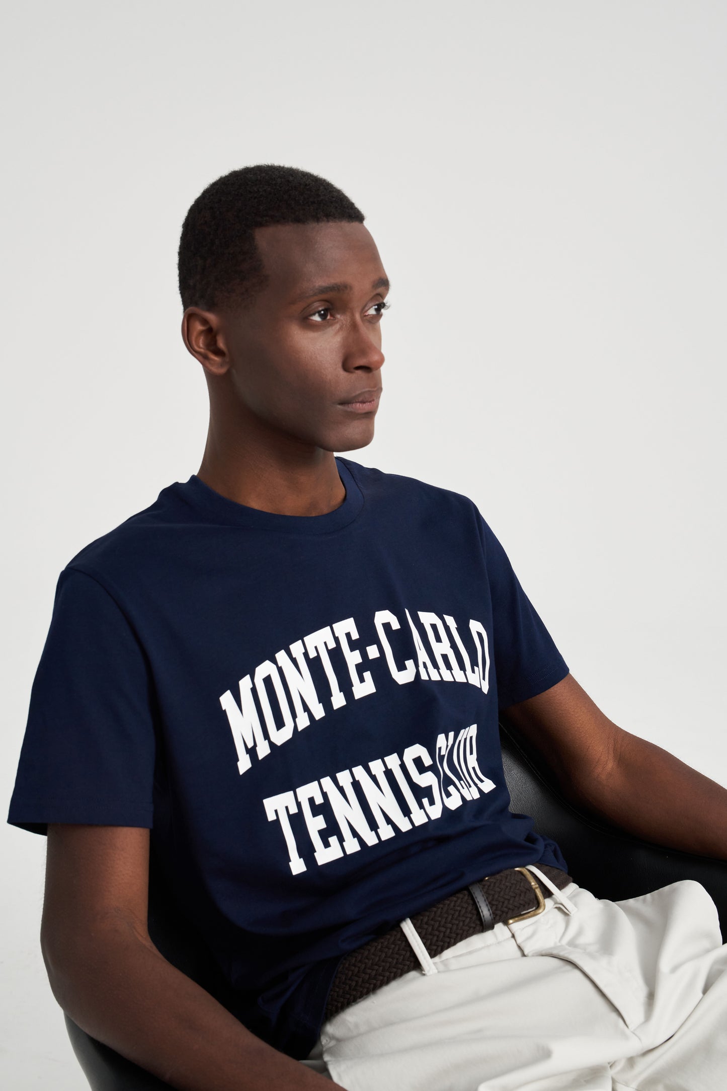 Monte-Carlo Tennis Club T-Shirt – Marineblau