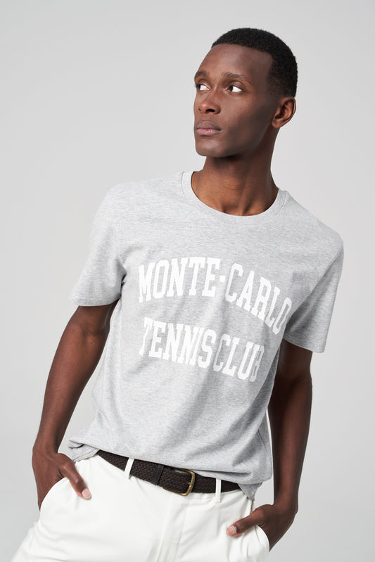 Monte-Carlo Tennis Club T-shirt- Heather Grey