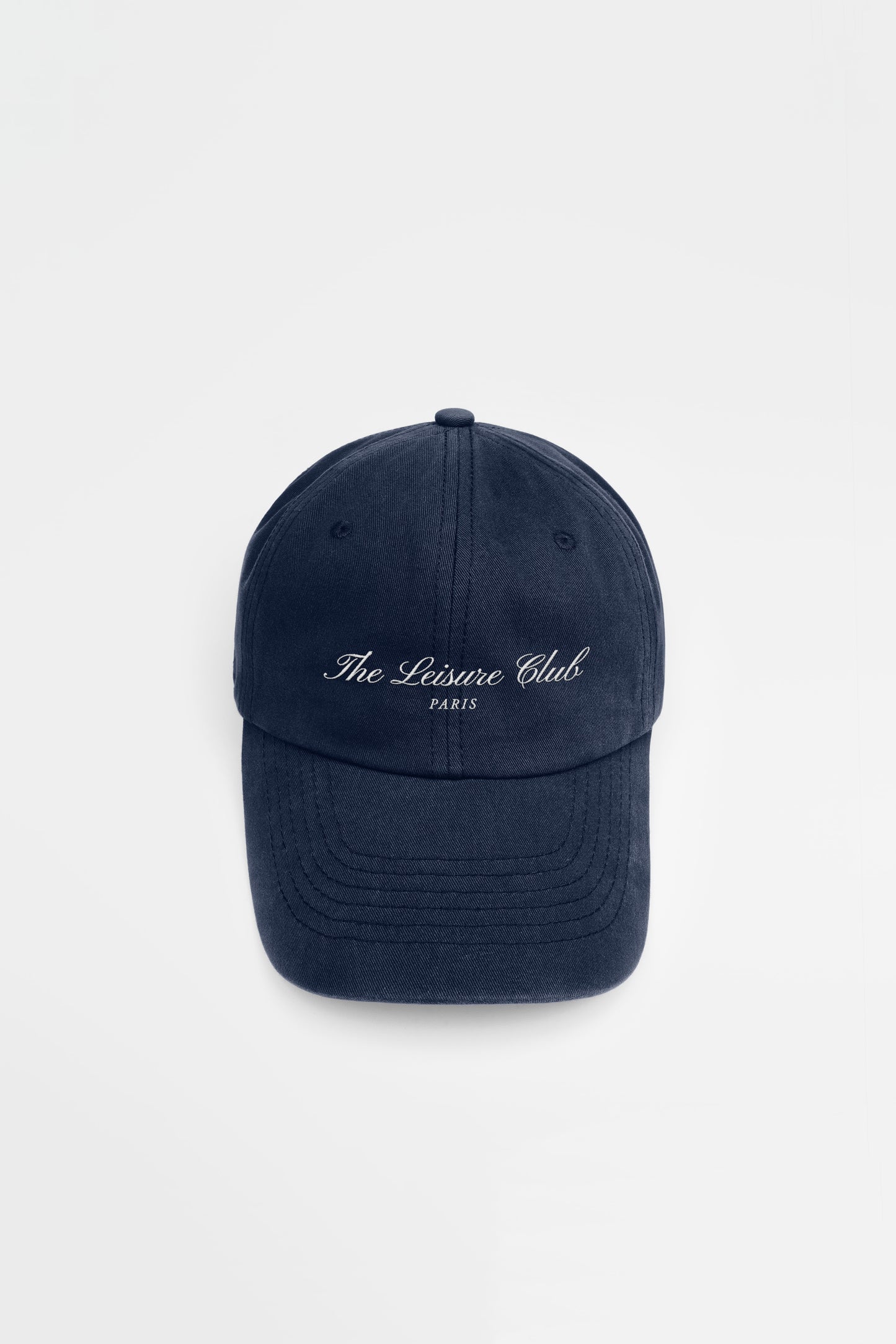 Script Logo Baseball Cap- Navy