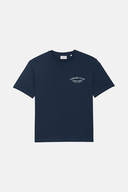 T-Shirt mit Logo – Marineblau