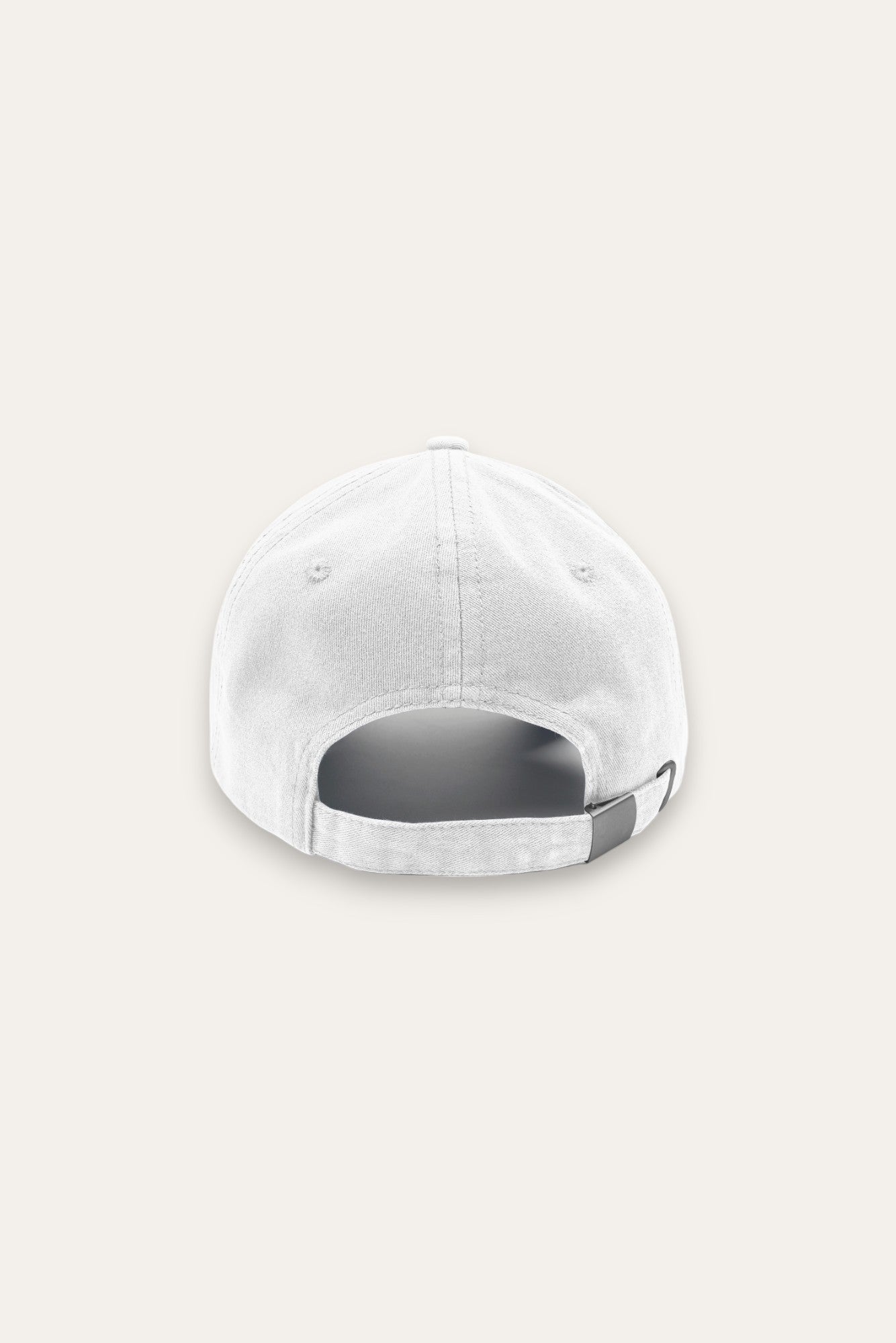 Casquette de baseball avec logo manuscrit - Blanc